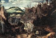 DALEM, Cornelis van Landscape with Shepherds dfgj oil on canvas